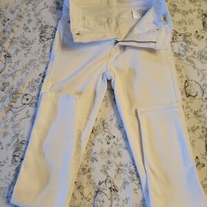 Women white jeans,madewell, size 25, skinny, gently loved